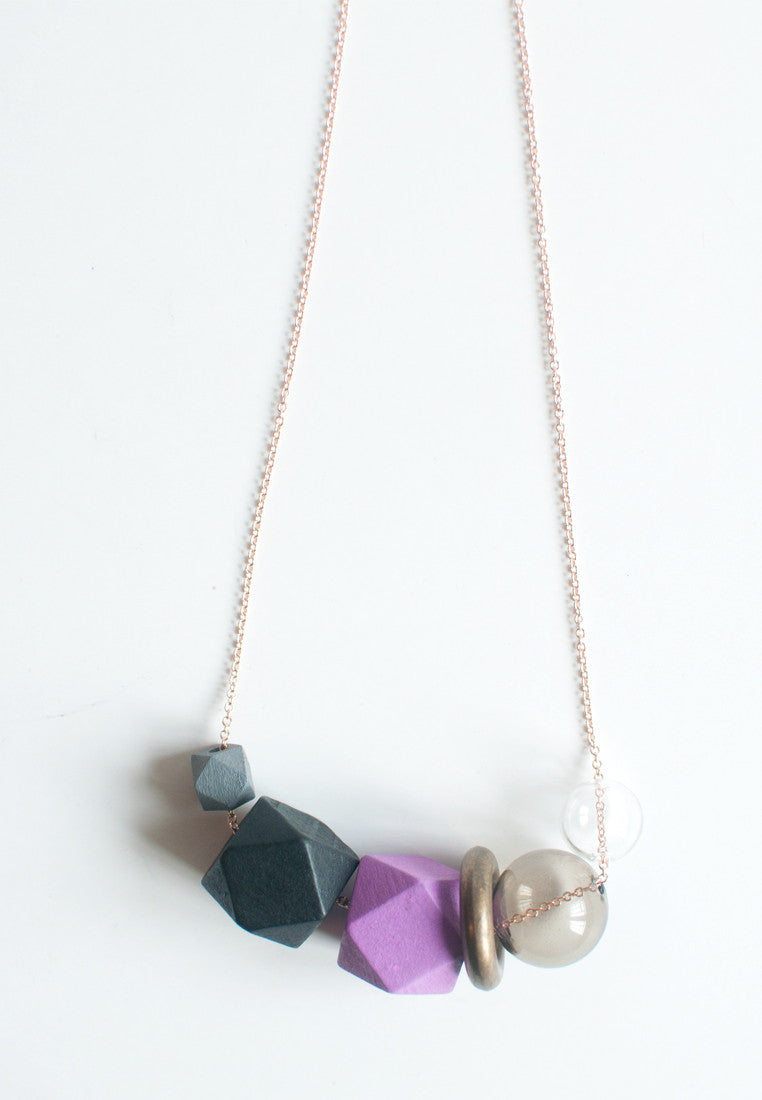 Wood Beaded Necklace - sanwaitsai