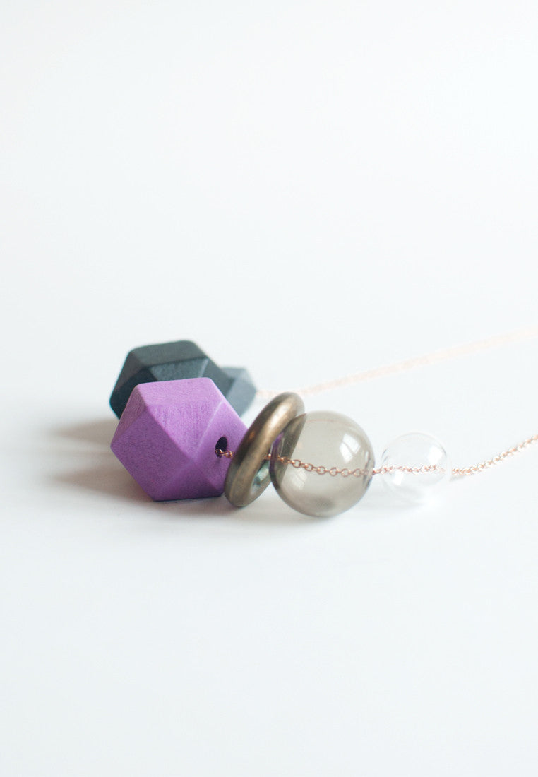 Wood Beaded Necklace - sanwaitsai