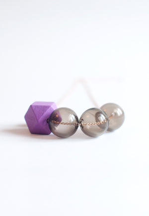 Tinted Glass Necklace - sanwaitsai