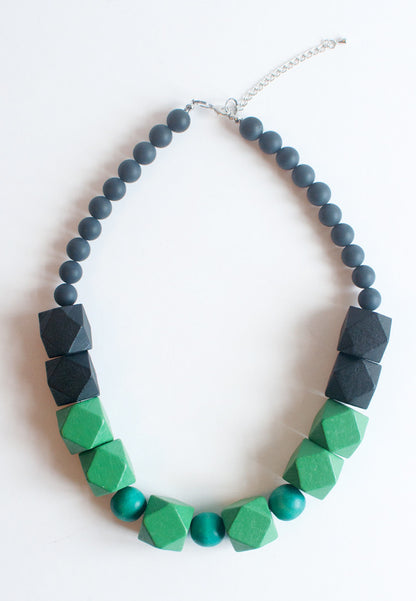 Wooden Beads Necklace - sanwaitsai