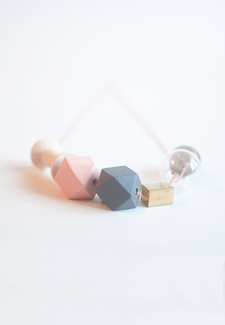 Glass Bead Necklace - sanwaitsai