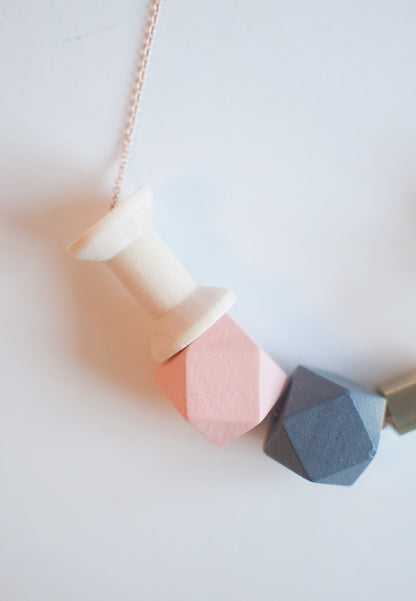 Glass Bead Necklace - sanwaitsai