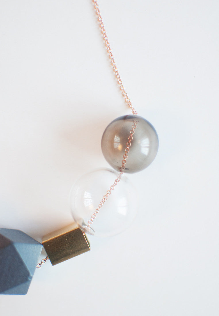 Glass Bead Necklace - sanwaitsai