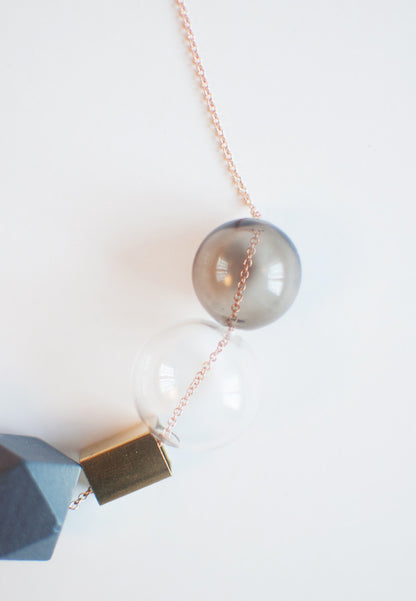 Glass Bead Necklace - sanwaitsai