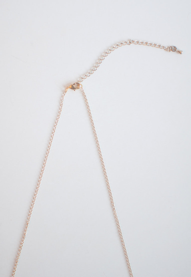 Metal Glass Necklace - sanwaitsai