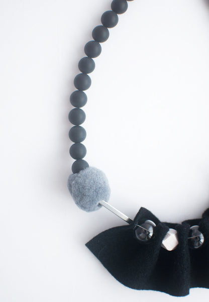 Wool Felt Necklace - sanwaitsai