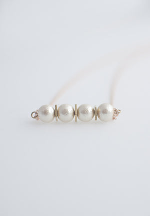 Japanese Cotton Bead Necklace - sanwaitsai