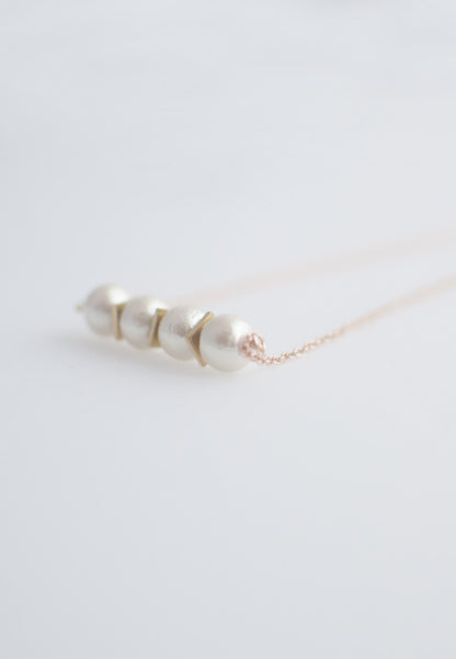 Japanese Cotton Bead Necklace - sanwaitsai