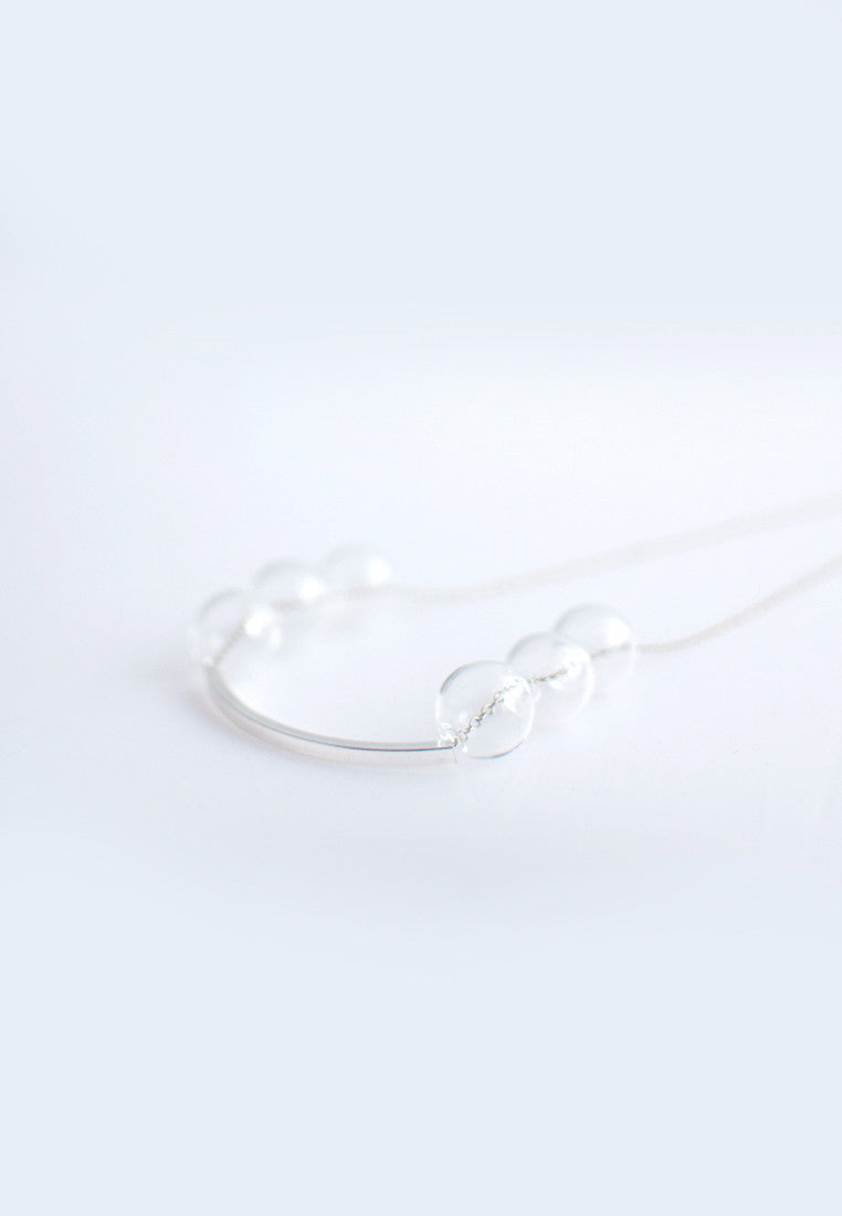 Bar Glass Necklace - sanwaitsai
