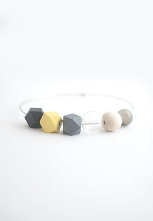 Yellow Black Collar - sanwaitsai