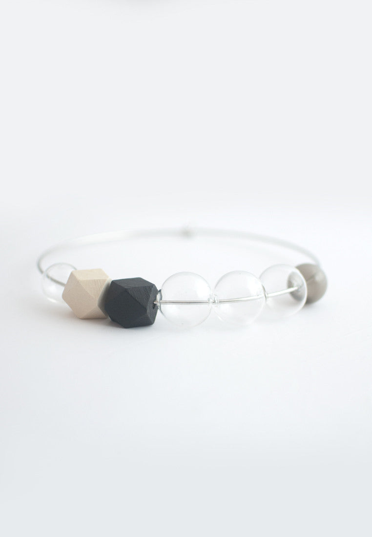 Black Beaded Collar - sanwaitsai - 1