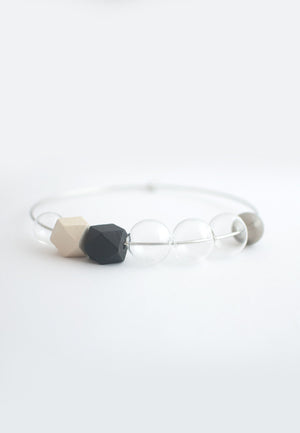 Black Beaded Collar - sanwaitsai - 1