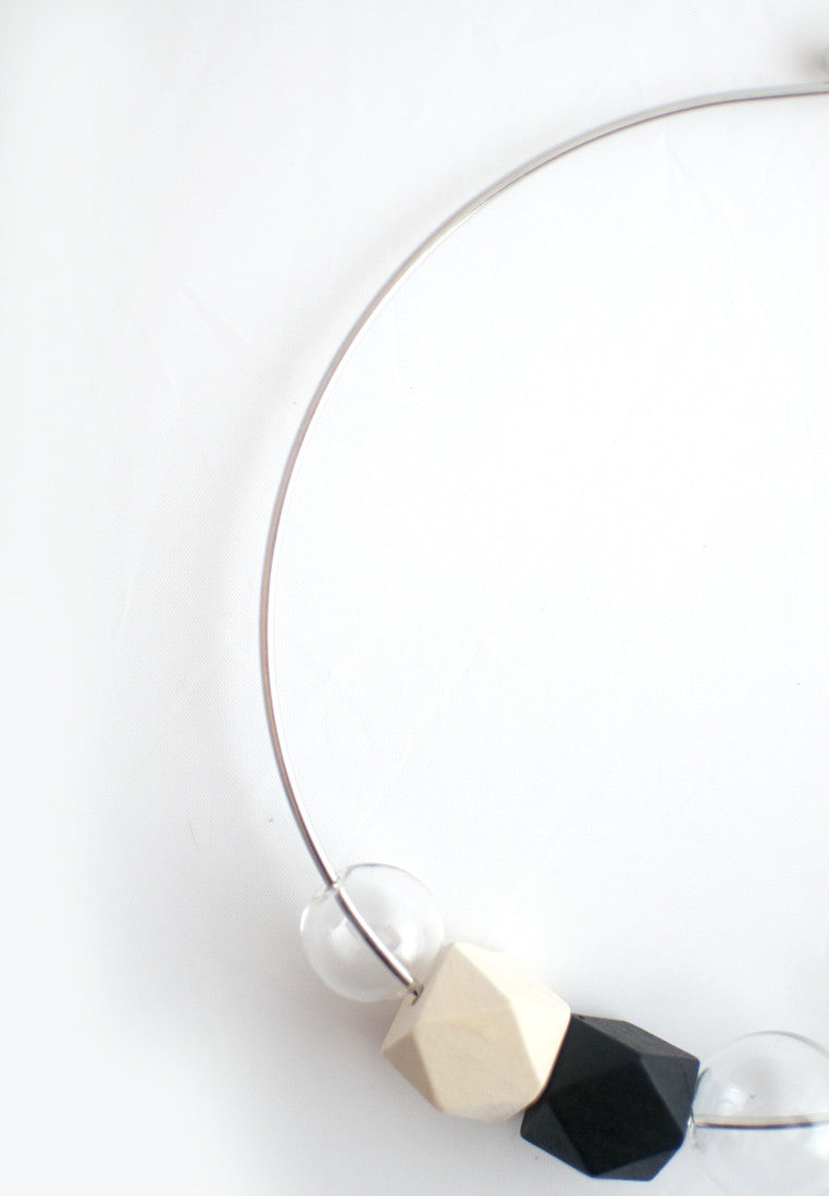 Black Beaded Collar - sanwaitsai - 3