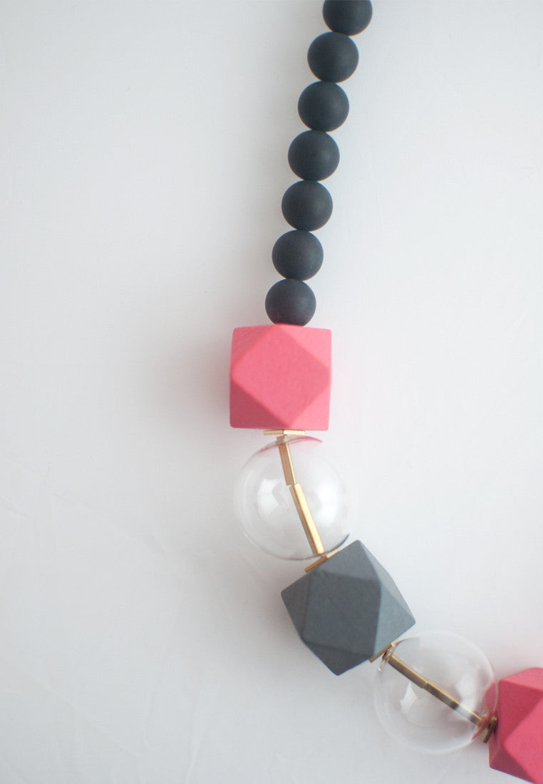 Glass Beaded Necklace - sanwaitsai