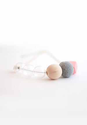 Puffer Ball Glass Necklace - sanwaitsai