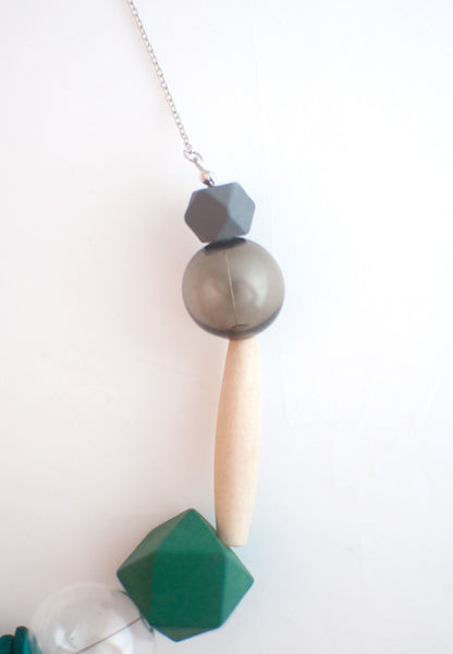 Natural Wood Necklace - sanwaitsai - 6
