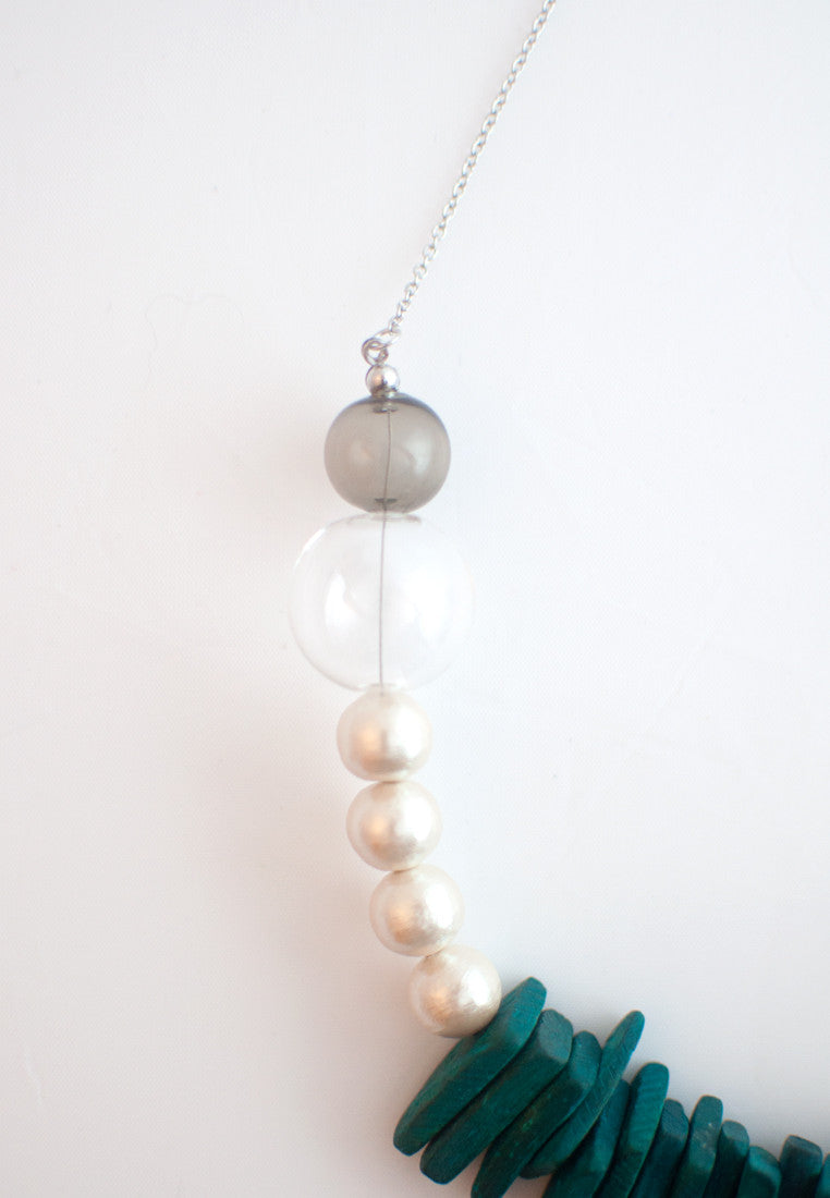 Natural Wood Necklace - sanwaitsai