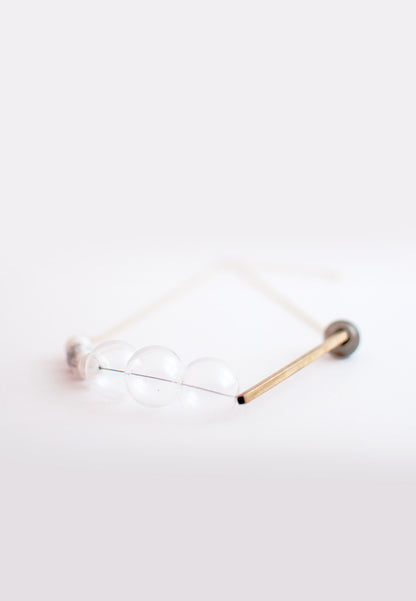 Howlite Glass Necklace - sanwaitsai - 1