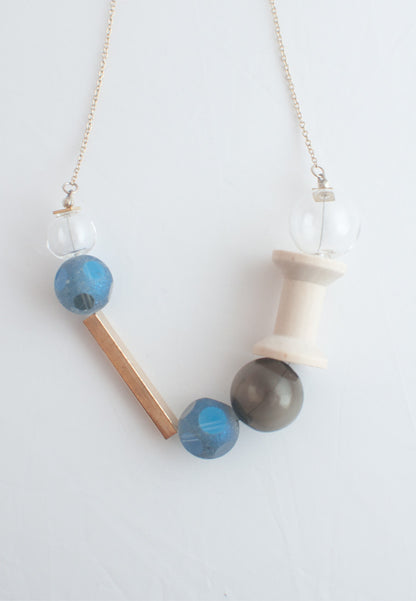 Matte Glass Necklace - sanwaitsai - 2