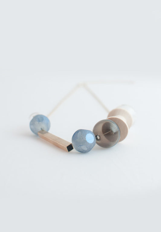 Matte Glass Necklace - sanwaitsai - 1