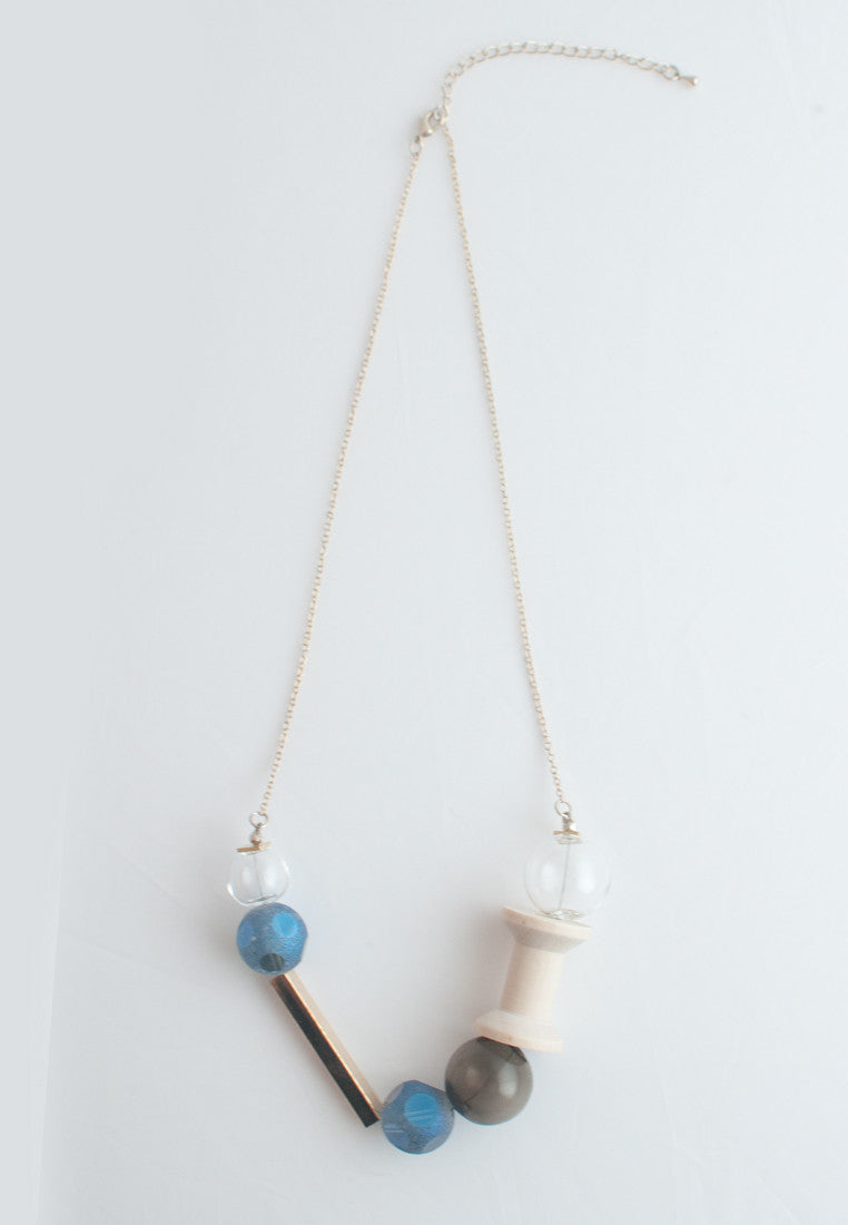 Matte Glass Necklace - sanwaitsai - 3