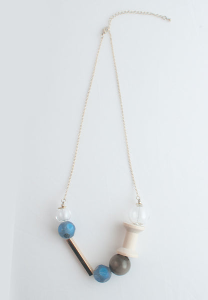 Matte Glass Necklace - sanwaitsai - 3